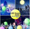 12" LED Inflatable Beach Balls, 16 Color Lights, 4 Modes, Remote, Set of 4, Waterproof Floating - 2