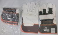 New - 2-Pack Superior Glove Sz. Large Puncture 2 Leather Work Gloves