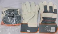 New - 2-Pack Superior Glove Sz. Large Puncture 4 / Abrasion 3 Leather Work Gloves