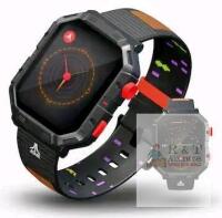NICE! New Atari 2600 My Play Watch &ndash; Retro Gaming Smartwatch with Built-in Centipede, Pong, Missile Command, Super Breakout - Black Model ATA-BA1-01