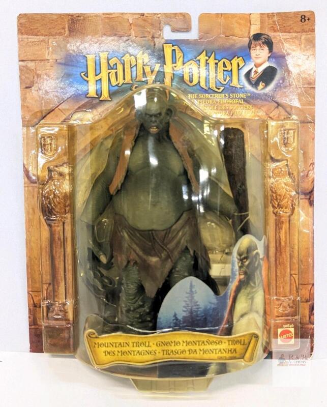 Sealed Vintage 2001 Harry Potter And The Sorcerer's Stone : Mountain Troll Action Figure