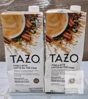 2 New TAZO Chai Latte Black Tea Concentrate 946mL