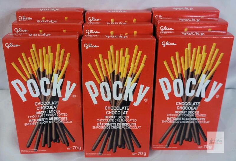 [BB 2026 MAY 31] 9-Packs Pocky Chocolate Cream Coated Biscuit Sticks , 70g Boxes