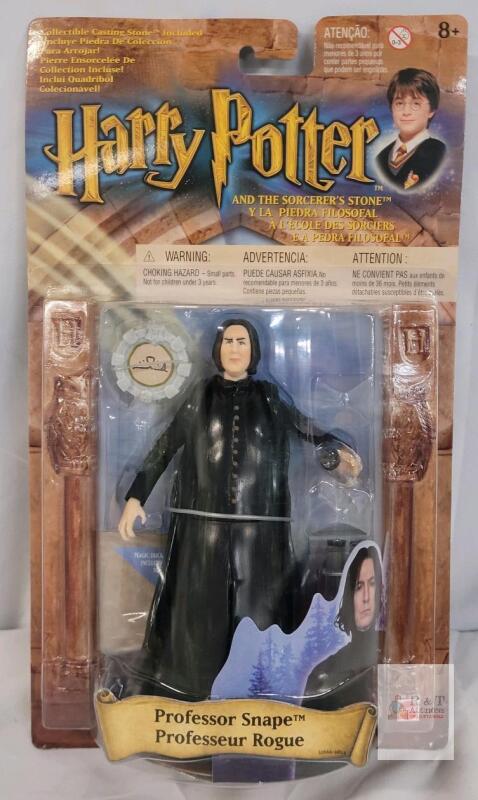 2001 Harry Potter and the Sorcerer's Stone " PROFESSOR SNAPE " Action Figure . Sealed