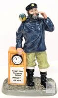Vintage Royal Doulton - All Aboard - HN 2940 - 9.5", No Chips or Cracks
