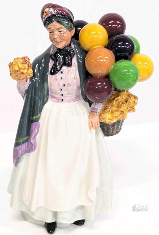 Vintage Royal Doulton - Biddy Pennyfarthing - HN 1843 - 8.5", No Chips or Cracks