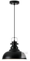 New - Haolaike Farmhouse Pendant Light . Kitchen Island Adjustable Pendant Light Fixtures Rustic Industrial Hanging Lamp , Black Finish