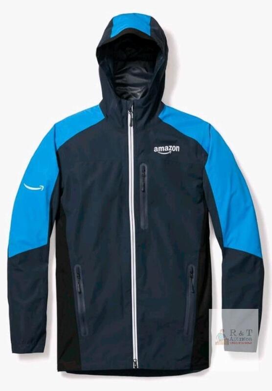 NEW Amazon Tropical Rain Shell Jacket TRSJ01U, 3XL, Black/Blue, Luly Yang Design, Waterproof