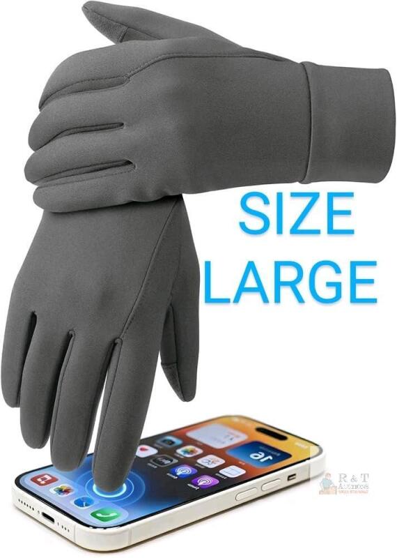 New Size LARGE Unisex Ozero Waterproof Weatherproof Touchscreen Gloves, Riding, Biking, Running, Cycling +