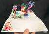 3 New CutPopUp 3D Pop-Up Greeting Cards, Blank Inside, With Envelopes: Butterflies & Hummingbirds, 5.5" &times; 7.85" (Designs May Vary) - 4