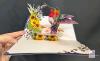 3 New CutPopUp 3D Pop-Up Greeting Cards, Blank Inside, With Envelopes: Butterflies & Hummingbirds, 5.5" &times; 7.85" (Designs May Vary) - 5