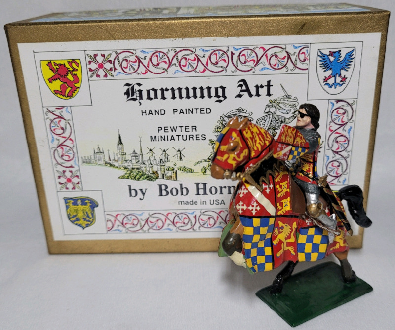 Hornung Art Hand Painted Pewter Miniature ' Duke of Norfolk ' w/Box