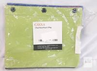 CAXXA 3-Pack 3-Ring Pencil Pouches, 9.8" x 7.1", Oxford Fabric with Clear PVC Window