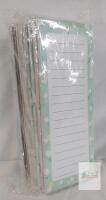 IMOON 8-Pack Magnetic Notepads Floral Designs, 8 x 3 in, Glued Binding, New,