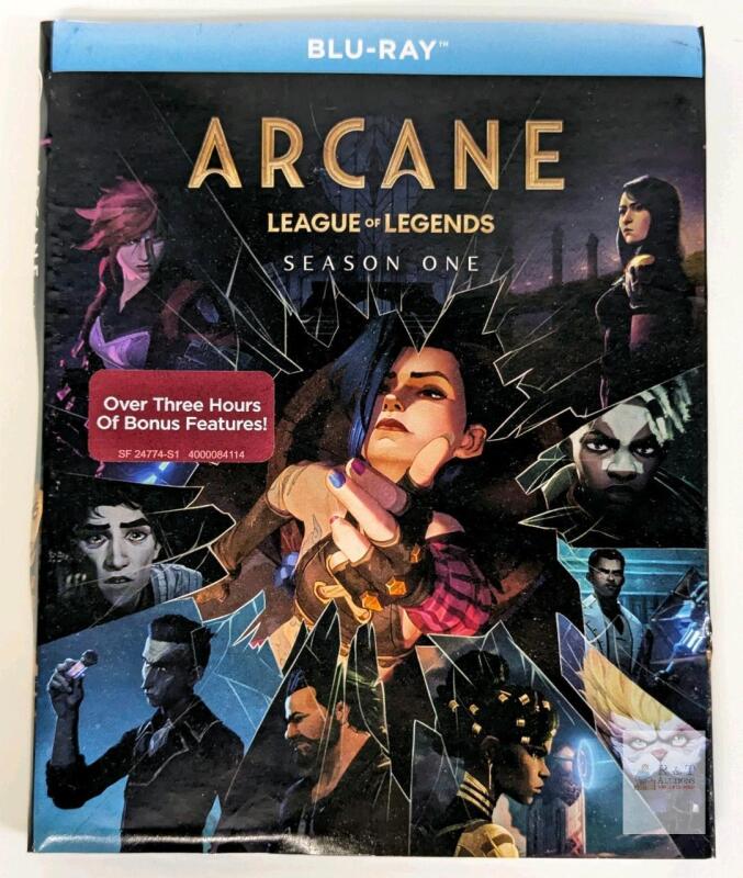 Arcane: League of Legends Season One Blu-ray, 3 Discs, Region A, 356 Minutes