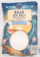 Grownd Baja Sea Salt Coarse, 1 lb (454g) Resealable Bag, Product of Mexico
