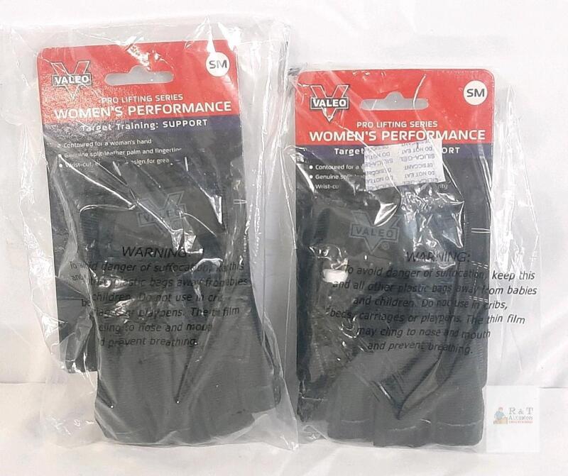 Valeo Women's Performance Lifting Gloves, Small, Leather Palm, Pro Lifting Series, VA5139SM