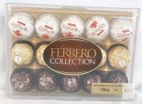 Ferrero Collection Assorted Chocolates 156g &ndash; Rocher, Rondnoir, Raffaello, Best Before 2026-04-13