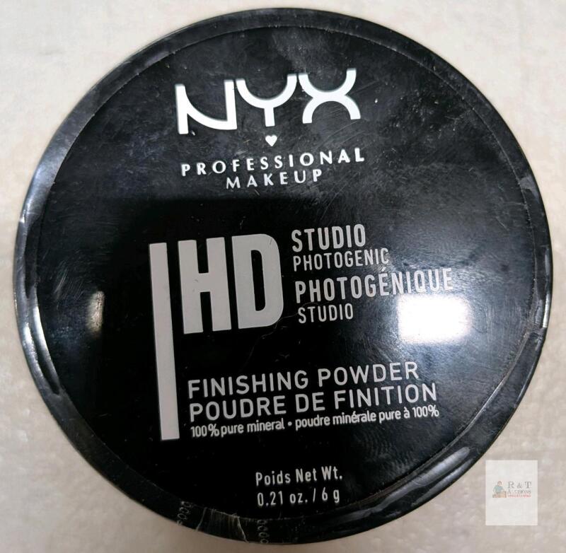 NYX Studio Photogenic HD Finishing Powder Translucent SFPO1, 0.21 oz, 100% Mineral, Vegan