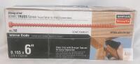 Simpson Strong-Tie SDWC15600-KT 6" Truss/Rafter Screws, 0.155" Dia, Qty 50, T-30 Torx, Interior