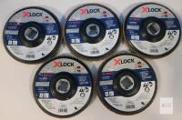 Bosch X-LOCK 6" Type 29 Flap Discs, 60 Grit, 10,200 RPM, 7/8" Arbor, 5 Pack, Model FDX2960060