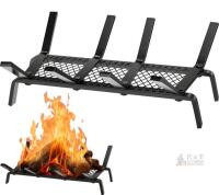 Aifanss Fireplace Grate Steel Mesh 17"x10.3"x5.7" Indoor Outdoor &ndash; Heavy Duty Log Holder