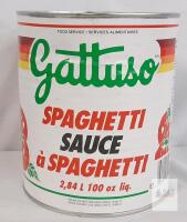 Gattuso Spaghetti Sauce 100 oz (2.84 L) Metal Can, Kraft Heinz Canada, Commercial Size