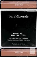 NEW bareMinerals Original Mineral Veil Pressed Setting Powder, Sheer Tan, 0.3 oz, Talc-Free, Vegan
