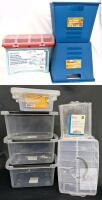 Various Bins, Storage Boxes & Organizers Up To 9.25" Tall