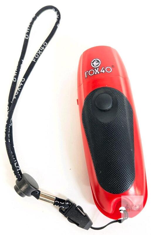 STUPIDLY LOUD! Fox 40 Electronic Whistle &ndash; 3 Tone, Black, One Size &ndash; Hands-Free Sports & Safety Whistle / Would Work For Personal Protection