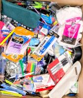 Big Box of Stuff! Arts & Crafts, Pens & Pouches, Organizers & Home Goods, Signs, Folders/Folios, Markers & More