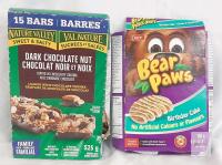 JUL 26 Nature Valley Sweet & Salty Dark Chocolate Nut Granola Bars (15 Count, 18.5 oz) & Dare Bear Paws Birthday Cake Soft Cookies (6 Pouches, 5.9 oz)