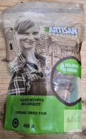 BB APR 26 Artisan Tradition Organic Dried Figs, 450g, Certified Organic, Resealable Packaging