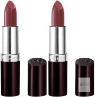 2 New RIMMEL Lasting Finish Lipstick - Up to 8 Hours of Intense Lip Color with Color Protect Technology and Exclusive Black Diamond Complex - 264 Coffee Shimmer, .14oz