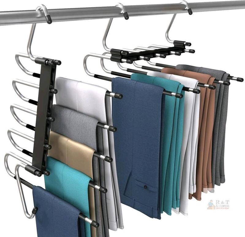 New Utopia Home 2 Pack Pants Hangers Space Saving.