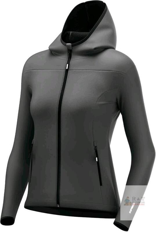 New 2XL Inpako Womens Lightweight Softshell Jacket Hooded Fleece Lined Windproof Water Resistant Windbreaker Hiking<br/>