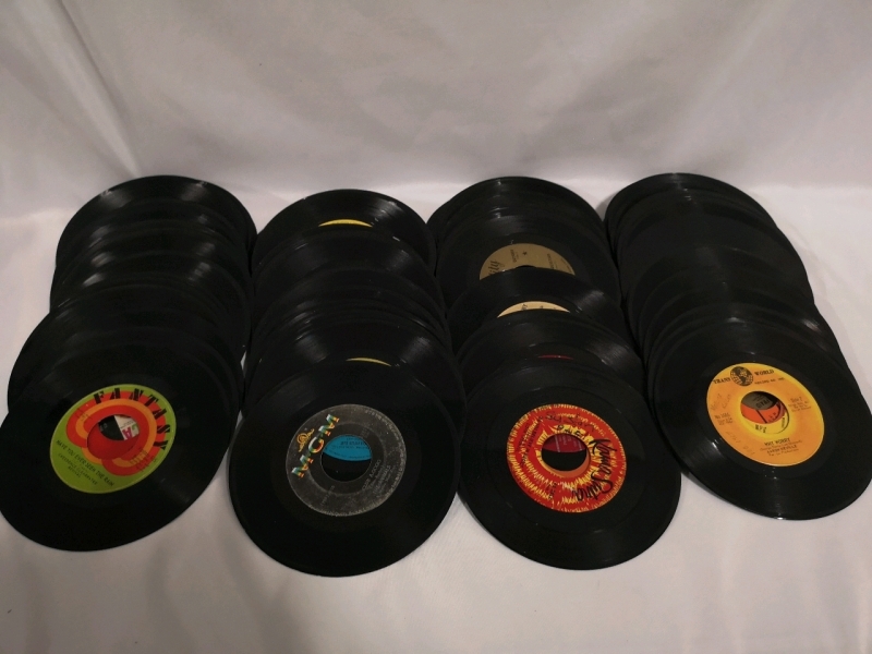 100+ 45RPM LP Records - Various Music Genres