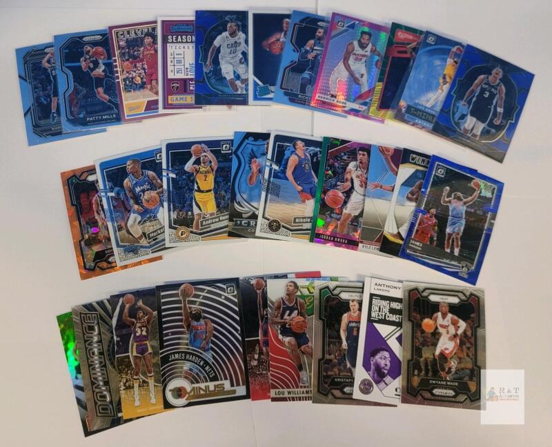 2020 - 2023 NBA Basketball Trading Card Singles 30 Trading Cards