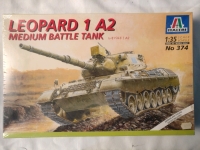 New Italeri 1:35 Scale Leppard 1 A2 Medium Battle Tank Model Kit