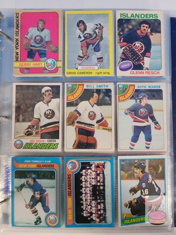 1972 - 2021 New York Islanders NHL Hockey Trading Card Singles , 207 Trading Cards