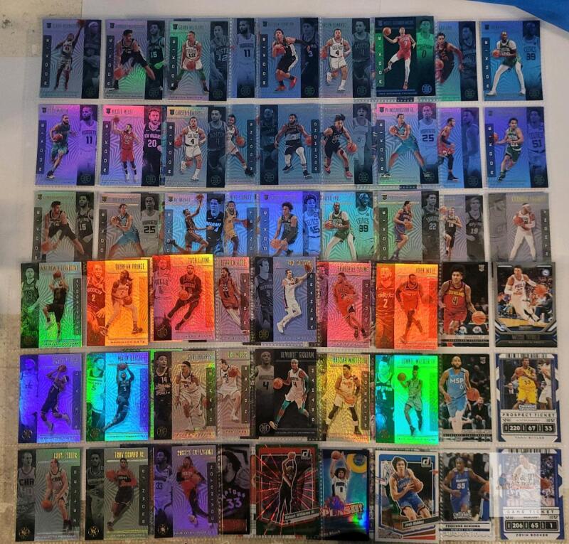2020 NBA Basketball Trading Card Singles , 72 Trading Cards