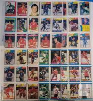 1973 - 1989 O Pee Chee NHL Hockey Trading Card Singles , 54 Trading Cards