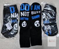 3 New Do Not Disturb I'm Gaming Socks, Gaming Sock Funny Novelty Great Gift for Teen Boys Mens Gamer Kids Sons Husbands Boyfriends