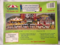 NOS Carnival HO Scale 1/87 Concession Booth Model Kit - 5121