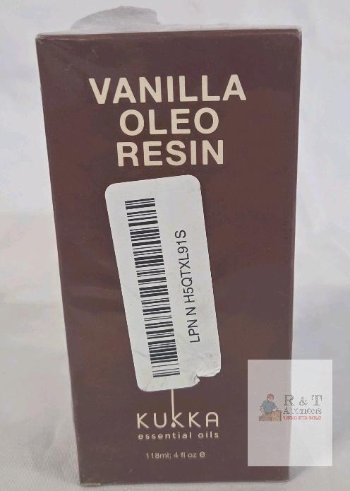 new Kukka Vanilla Oleoresin Essential Oil 4 fl oz (118 ml), Batch X0043YOPU1 &ndash; Aromatherapy