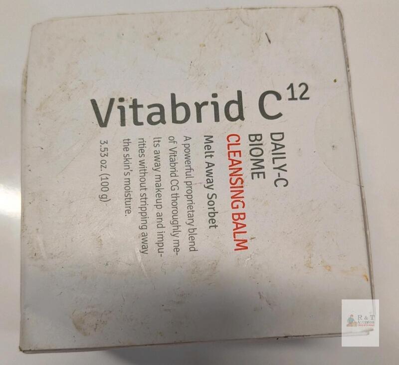 NEW Vitabrid C12 Daily-C Biome Cleansing Balm 3.53oz (100g), Exp 2027, Lot H27X004