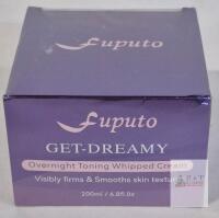 Fuputo GET-DREAMY Overnight Toning Whipped Cream 200ml, Firms & Smooths, Sealed, EXP 2028