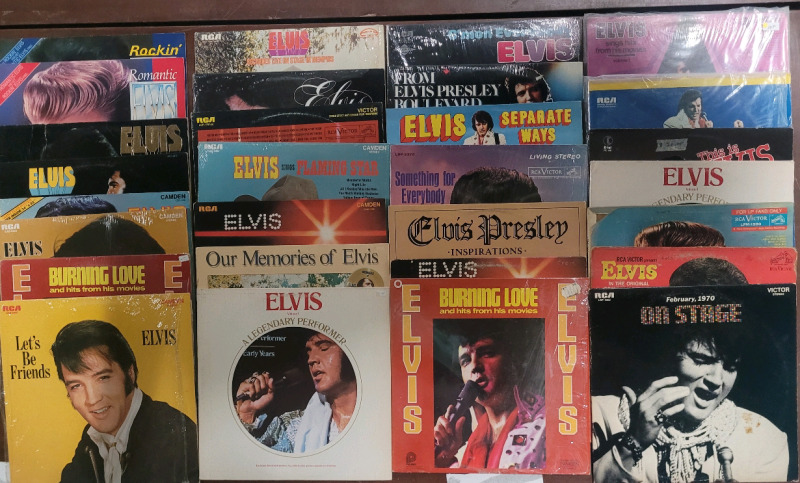 ELVIS PRESLEY LP Record Lot , 29 Albums - Various Condition