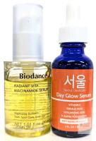 Biodance Niacinamide Serum 30ml PH004 EXP 2028 & Seoul Ceuticals Day Glow Vit C Serum 30ml EXP 2027 Note: Online returns. Volumes may be lower than listed