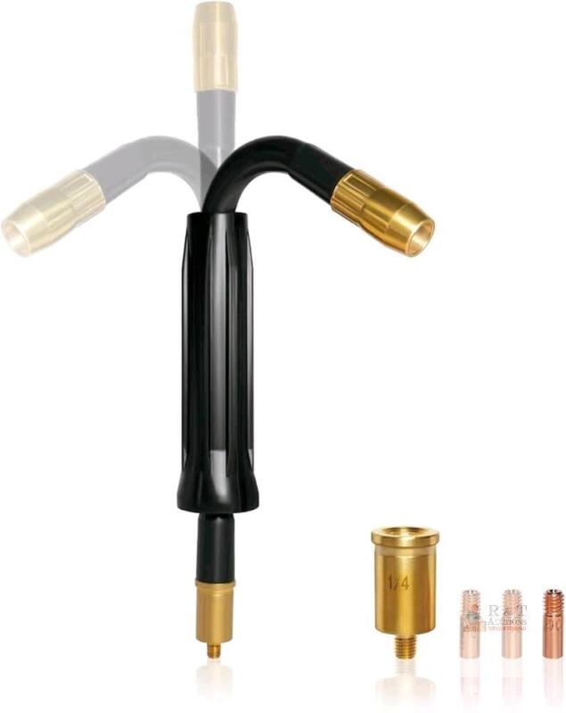 New Universal 360&deg; Flexible MIG Welding Extension, 10" , Compatible with All MIG Welding Machines, Ideal for Tight Spaces and Precision Welding Work